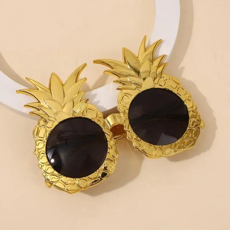 652F Modern Hawaiian Fruit Patterned Glasses Durable PC Accessory Essential