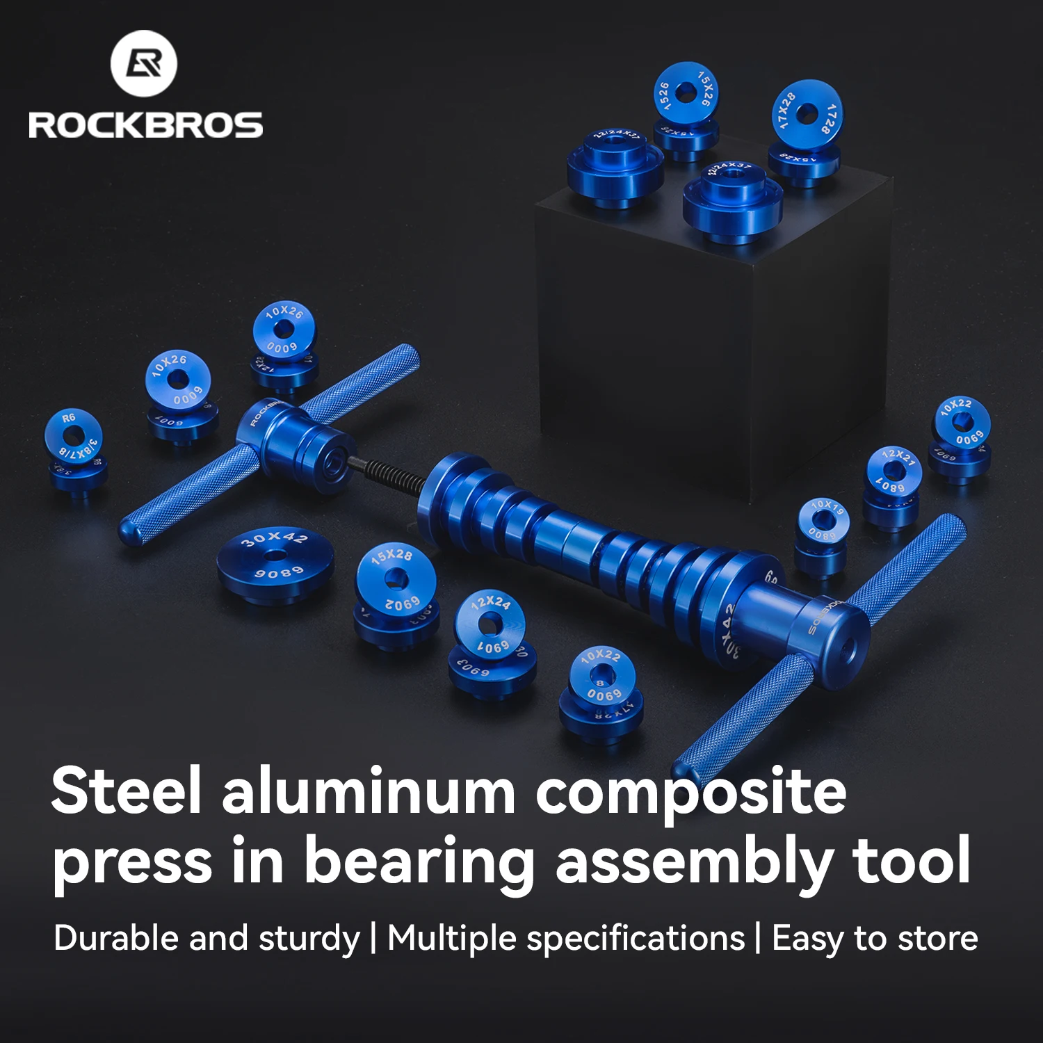 ROCKBROS Bike Tool Press-Fit Bearing Installation Tool Set Mountain Road City Bicycle Hub Bottom Bracket Frame Pivot Bearing