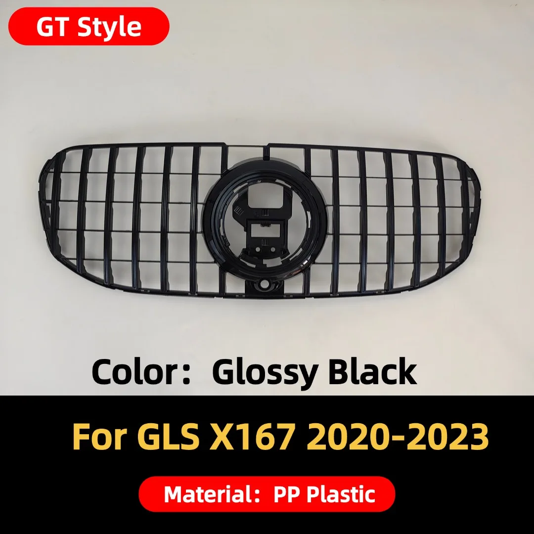 Inlet Middle Mesh Front Grill Grid Bumper Grille For Mercedes Benz