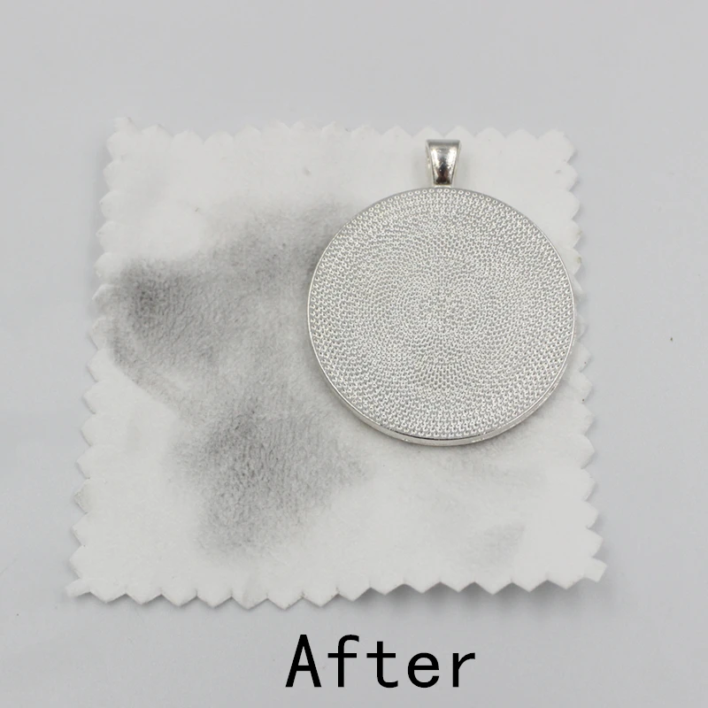 10/50 stücke Silber Polnischen Reiniger Tuch Weiche Sauber Wischen Tuch Schmuck Werkzeug Machen Liefert Servietten Reinigung Zubehör – Detail 5