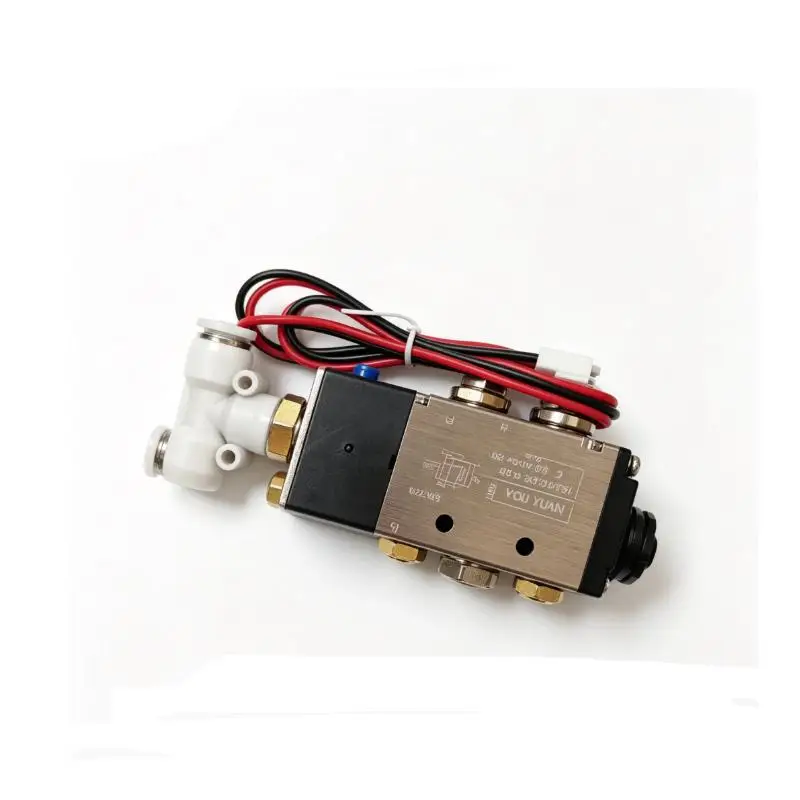 Computer Embroidery Machine Accessories Solenoid Valve 4V210-08 Connector With Muffler DC24V