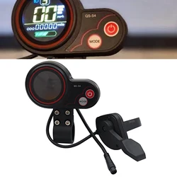 QS-S4 48V-72V Thumb Throttle LCD Display Kit for Zero 8 9 10 8X 10X Electric Scooter 6PIN Display Accessories