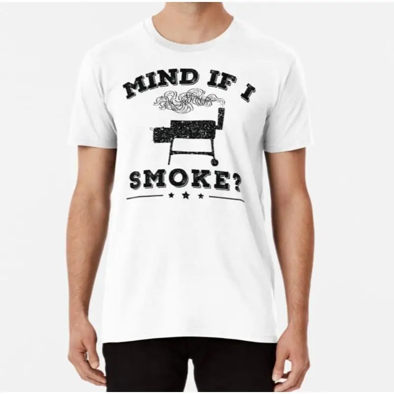 

Футболка BBQ Dad Grill Mind If I Smoke, 100% хлопок
