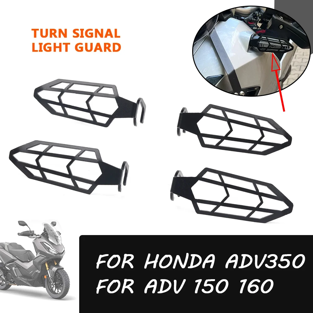 Motorcycle Accessories For HONDA ADV350 ADV150 ADV160 ADV 350 150 160 Turn Signal Light Protection Shield Guard Cover 2022 2023