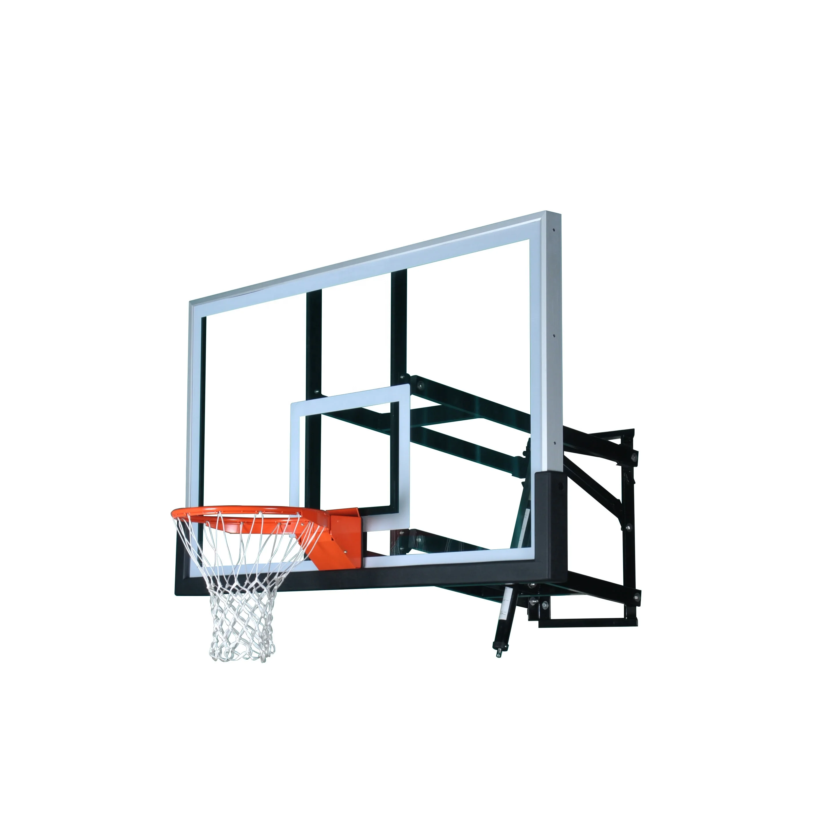Factory Wholesale Indoor Outdoor Adjustable Height Wall Mounted Basketball Hoop Systempromote sales