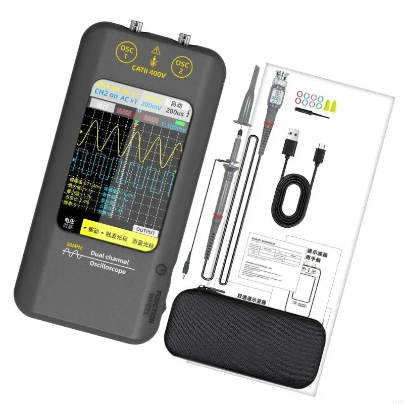 50MHz Dual Channel Digital Oscilloscope With And Generator