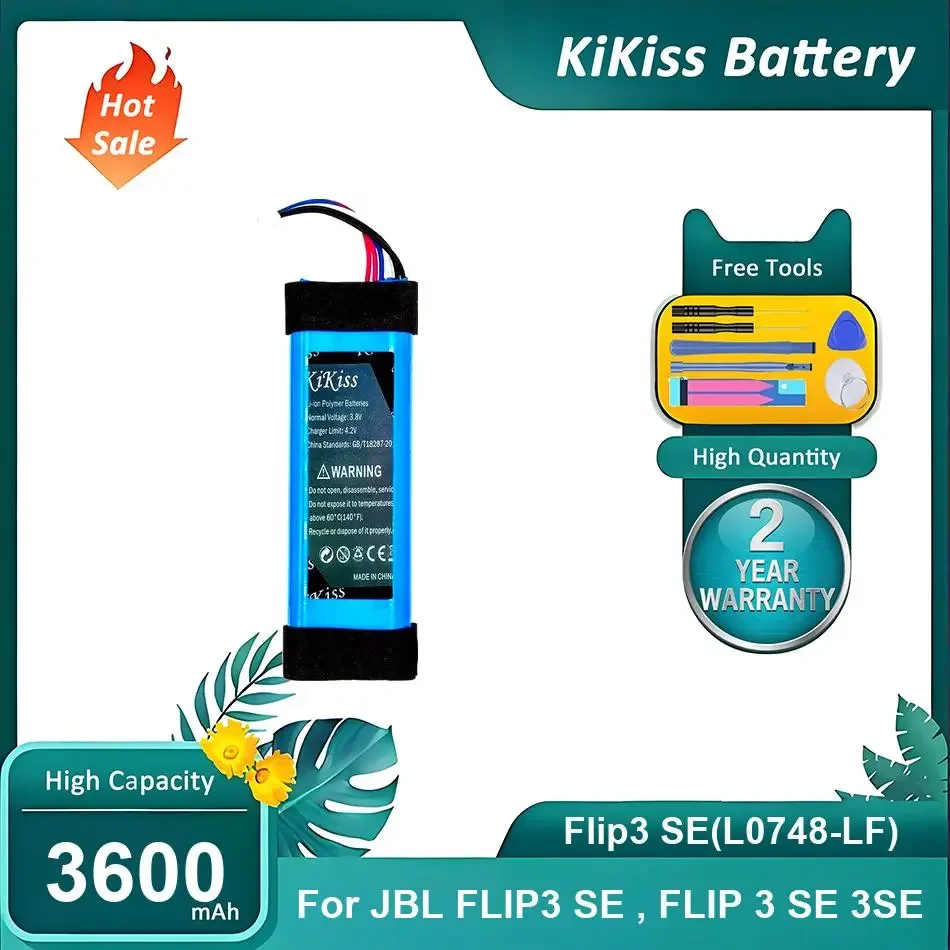 

Совершенно новая батарея для JBL flip 3 SE 3SE, Flip3 SE (L0748-LF), 3600 мАч