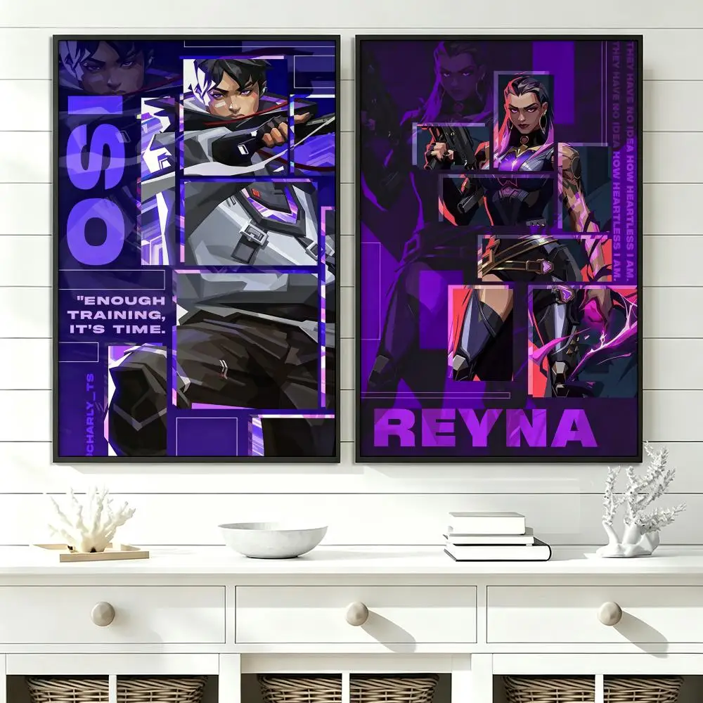 game Valorant Poster Poster HD Trendy SelfAdhesive Wall Art Print For Living Room Bedroom Dorm Office Home Gift