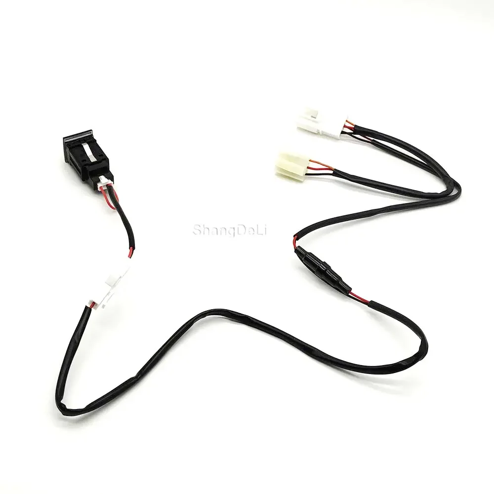 شاحن سيارة PD نوع C شحن سريع الهاتف محول الشحن زر لشركة فولكس فاجن جولف 6 Mk6 جيتا 5 MK5 EOS شيروكو 2006 - 2012