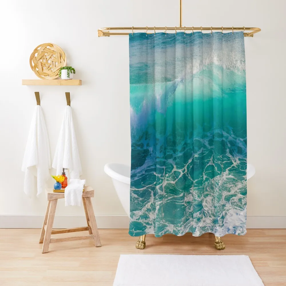 

OceanWave Shower Curtain Anti-Mold Waterproof Shower Bathroom Box Bathroom For Shower Bath Curtain