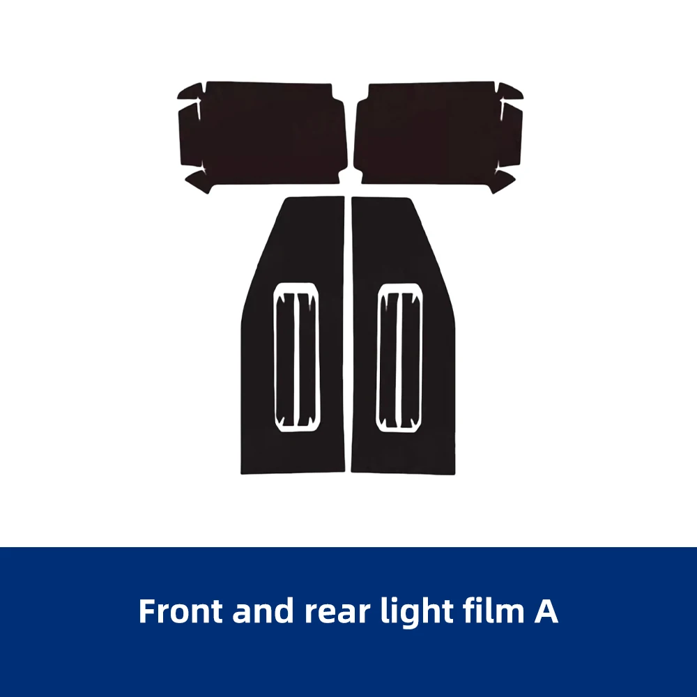 

For JETOUR Traveler T2 2024 TPU Modified Front Rear Light Protection Film Car Transparent Film Fit Car Exterior Accessories