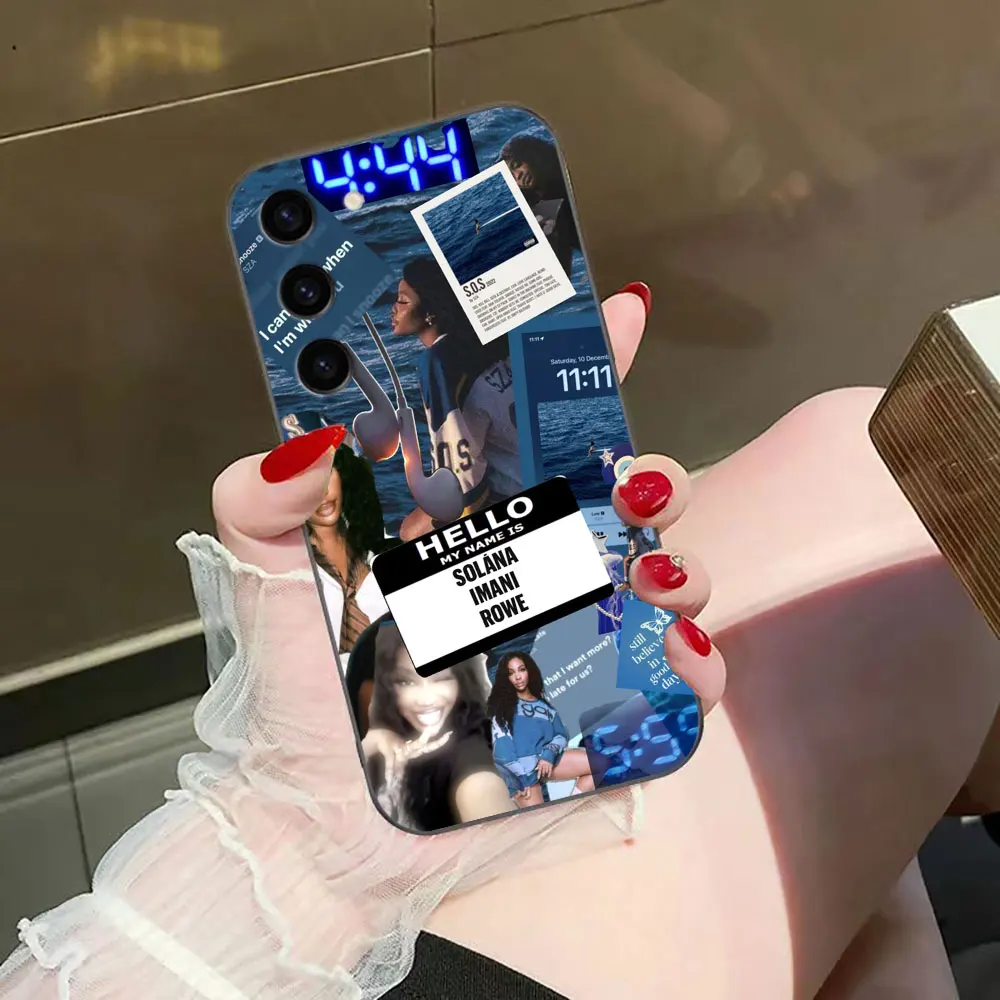 Singer Stunning SZA SOS Custom Phone Case For Samsung Galaxy S26 S25 S24 S23 S22 S21 S20 FE S10 S9 S30 S11 S11E Ultra PLUS Cover