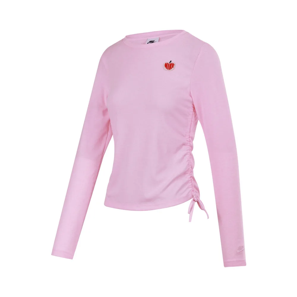 

NIKE 2025 Women's AS W NSW RIB LS MD CRP TOP GCE Knitted T-shirt HV8728-663