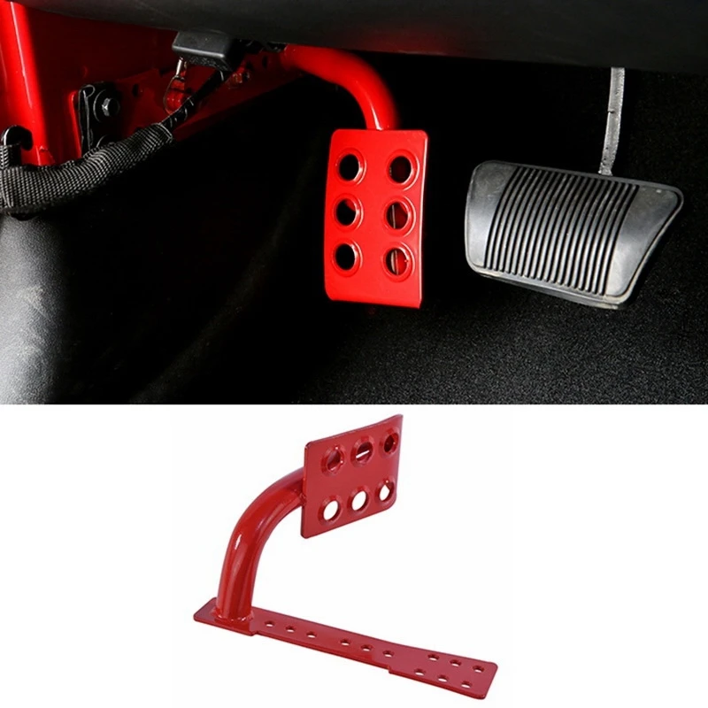 Steel Dead Pedal Left Side Foot Rest Fit For Jeep Wrangler JK 2007-2017 Rubicon Sahara X Off Road Sport Accessories