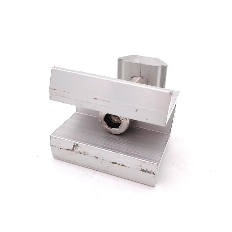

Customized Aluminium Mid Clamp Fixing Brackets Solar Panel Mounting Bracket