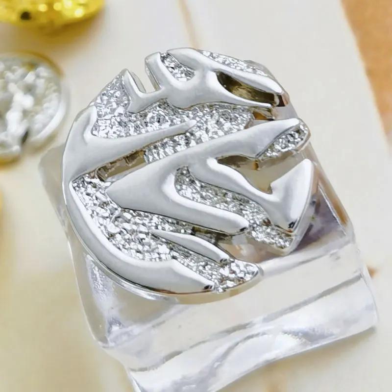 10 Stück 15-23mm Gold Silber Metallknöpfe mit Hohem Schaft und Craquelé-Textur für Mantel Blazer Jacke Nähen Handwerk DIY Zubehör – Detail 5