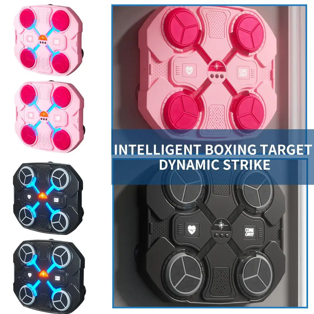 

Smart Music Boxing Machine Wall Target Home Electronic Reaction Target Rhythm Trainer Decompression Toy For Children And Ad Q9A3