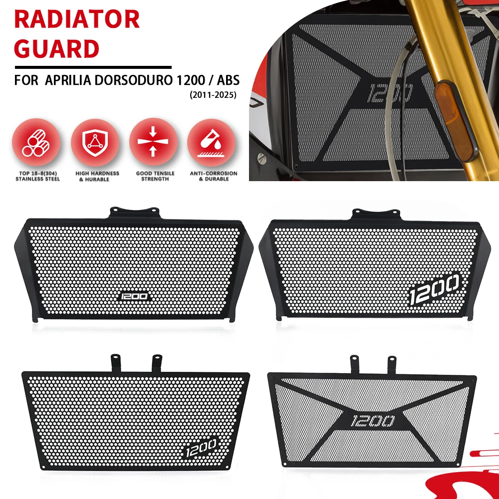 

Motorcycle FOR Aprilia Dorsoduro 1200/ABS DORSODURO 1200 ABS 2011-2025 2024 2023 2022 2021 Radiator Grille Protector Guard Cover