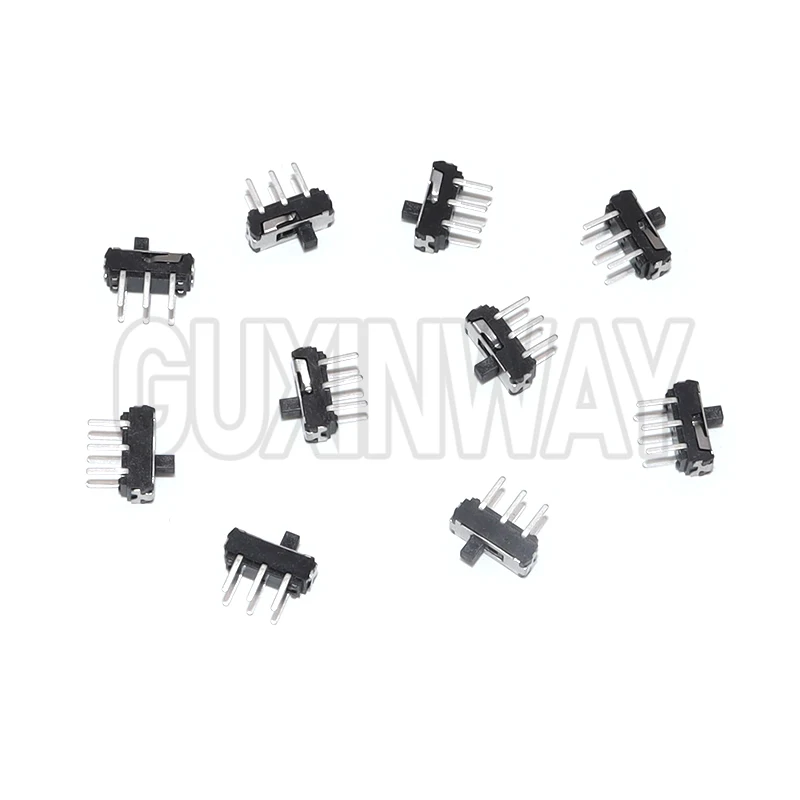 10PCS MSS22D18 Switch 2P2T 6Pin Handle High 2MM For DVD Switch Mini Miniature DIP Slide