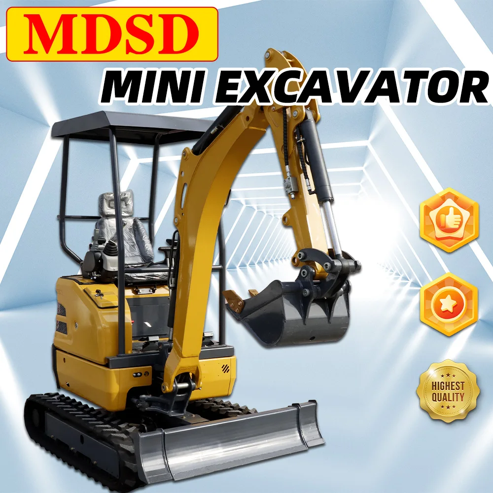 الصين دلو حفارة صغيرة Ce/epa/euro 5 الهيدروليكية 2 طن حفارة صغيرة للحديقة مع دلو حفار صغير للزراعة