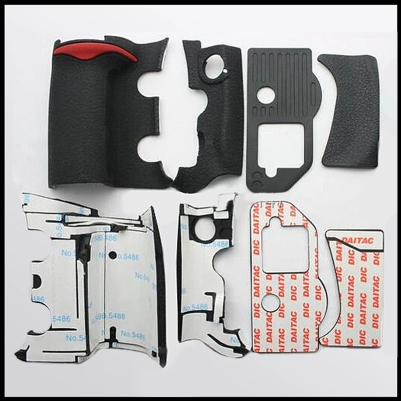 Nowy zestaw 4 szt. Uchwyt gumowy osłony do cyfrowej gumowa powłoka korpus aparatu Nikon D300 + taśma