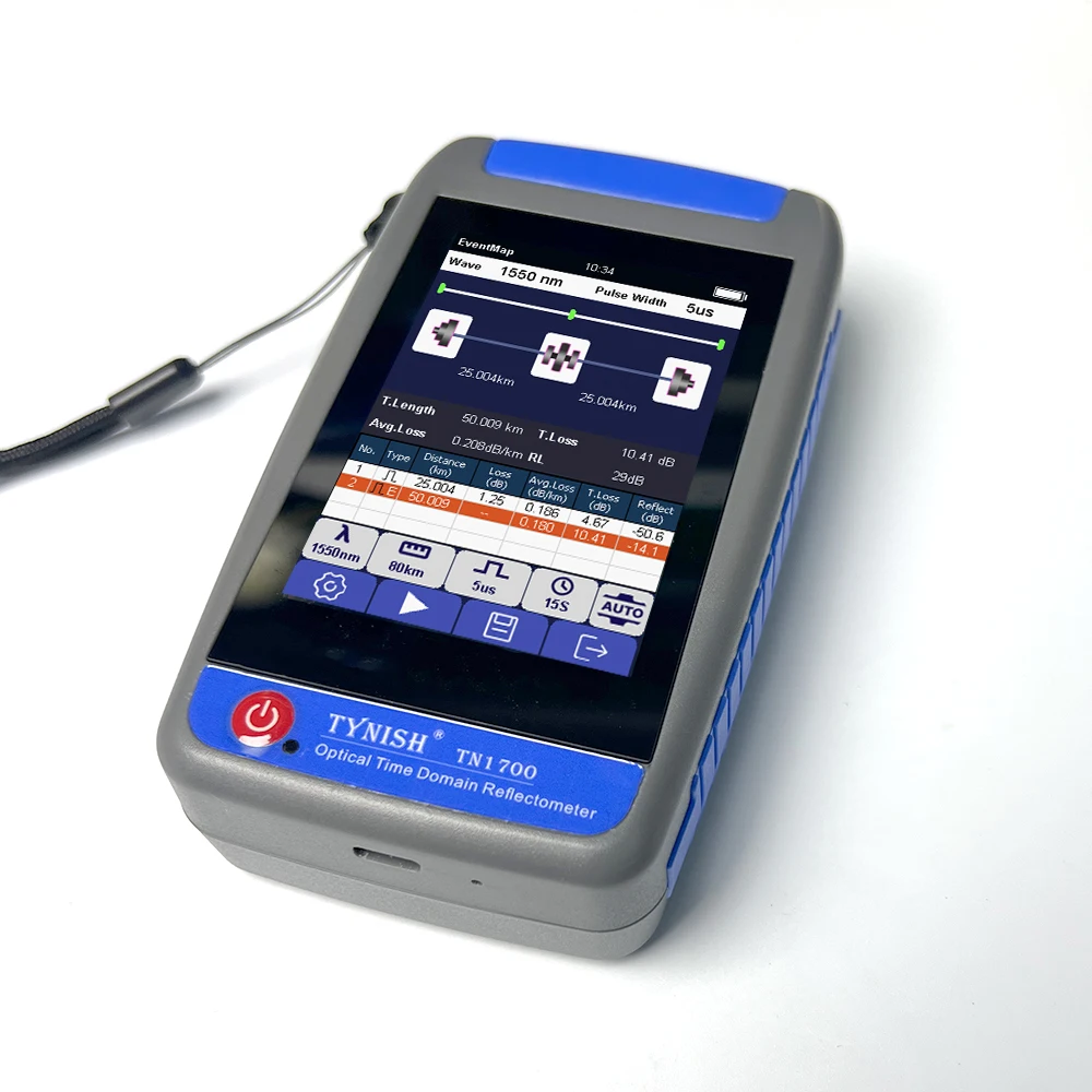 TN1700 pro OTDR Fiber Tester 2025 Event Map Optical Power Meter Light Source OLS VFL SC for Optical Network Testing image 2