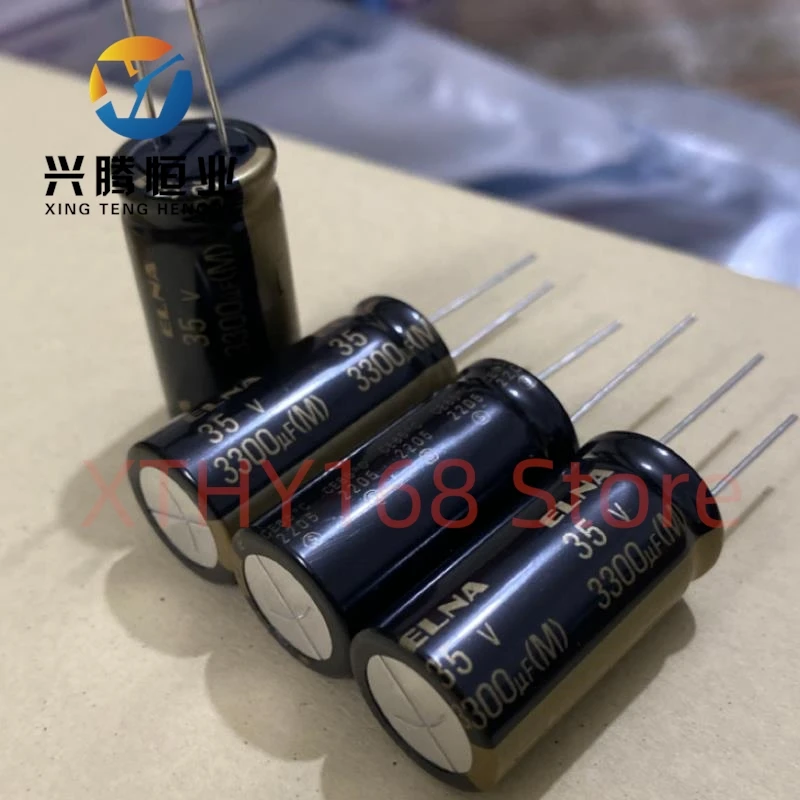 

5 шт. 3300 мкФ 35 В аудио конденсатор 35 В 3300 мкФ 16X31.5 RA3 черное золото