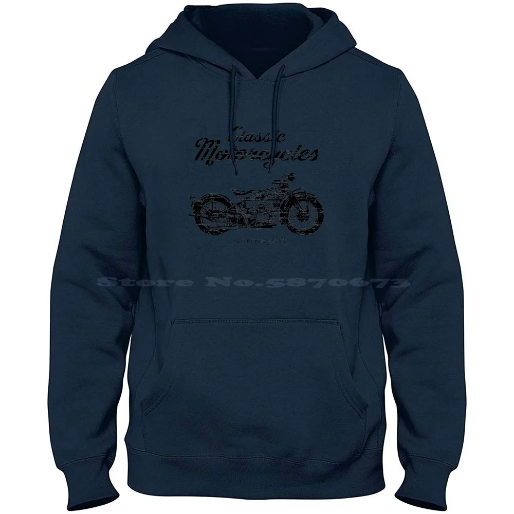 100% Cotton Hoodie Indian Scout Indian Design Design Indian Bike Classic Indian Classic Motorcycles Classic Biker Classic