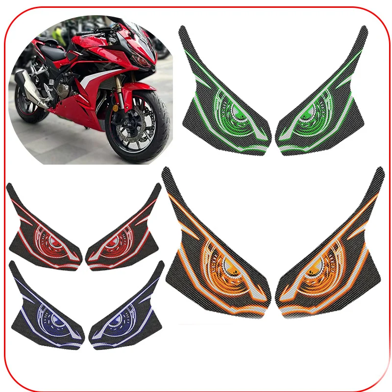 For Honda CBR500R 2016-2019 Headlight Protective Film Decorative Sticker – Motorcycle Modification Accessory