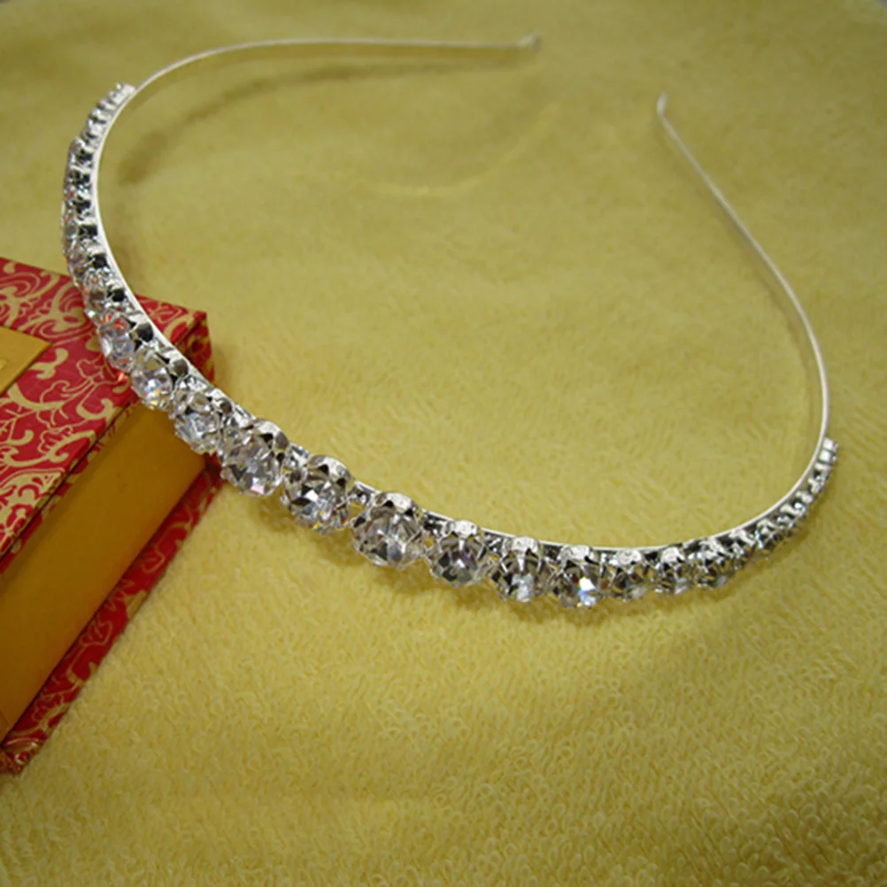 

Bridal Crown Rhinestone Crown Elegant Wedding Headdress Beautiful Bridal Tiara Bloom Headdress for Woman (R0651)