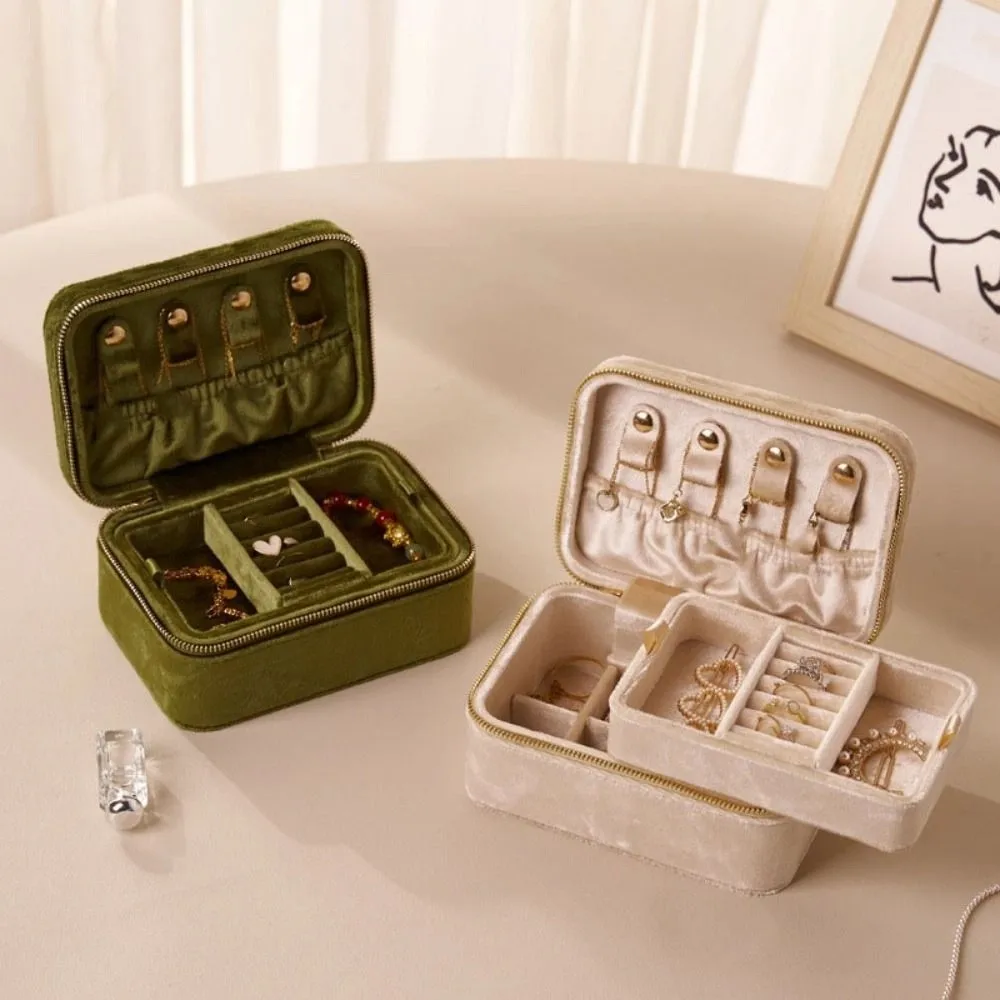 

Detachable Jewelry Packing Bag Bracelet Earrings Rings Necklace Jewelry Storage Case Organizer Large Capacity