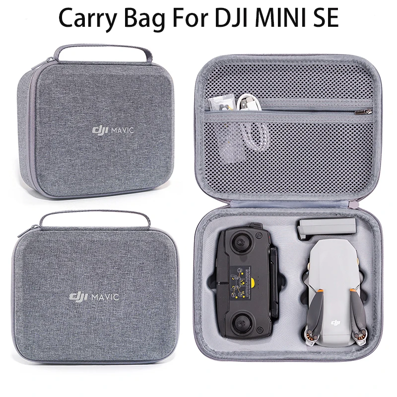 Dji mini se用収納バッグ付きミニケース,ポータブルドローンケース,アクセサリー保護