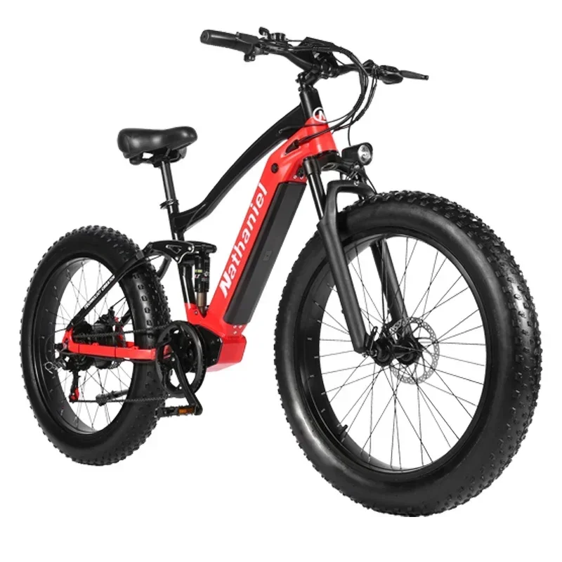 CHINA US 1000W Off-road Electric Bike 26 inch 4.0 Fat Tire Outdoor Sports Mountain Bike 20Ah Battery Adult Bike 40km/h ebike