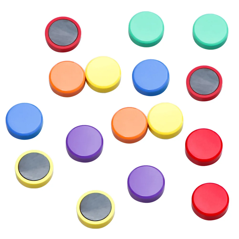 

24Pcs Premium Round Magnets Magnetic Stickers for Whiteboard Hold Office School Teaching Organization Tools