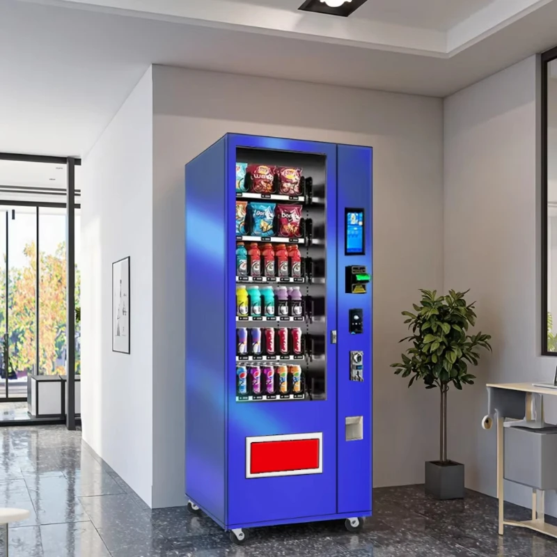 Intelligent Self Service Kiosk Vending Machine Smart Cashless Payment Snack Drink System