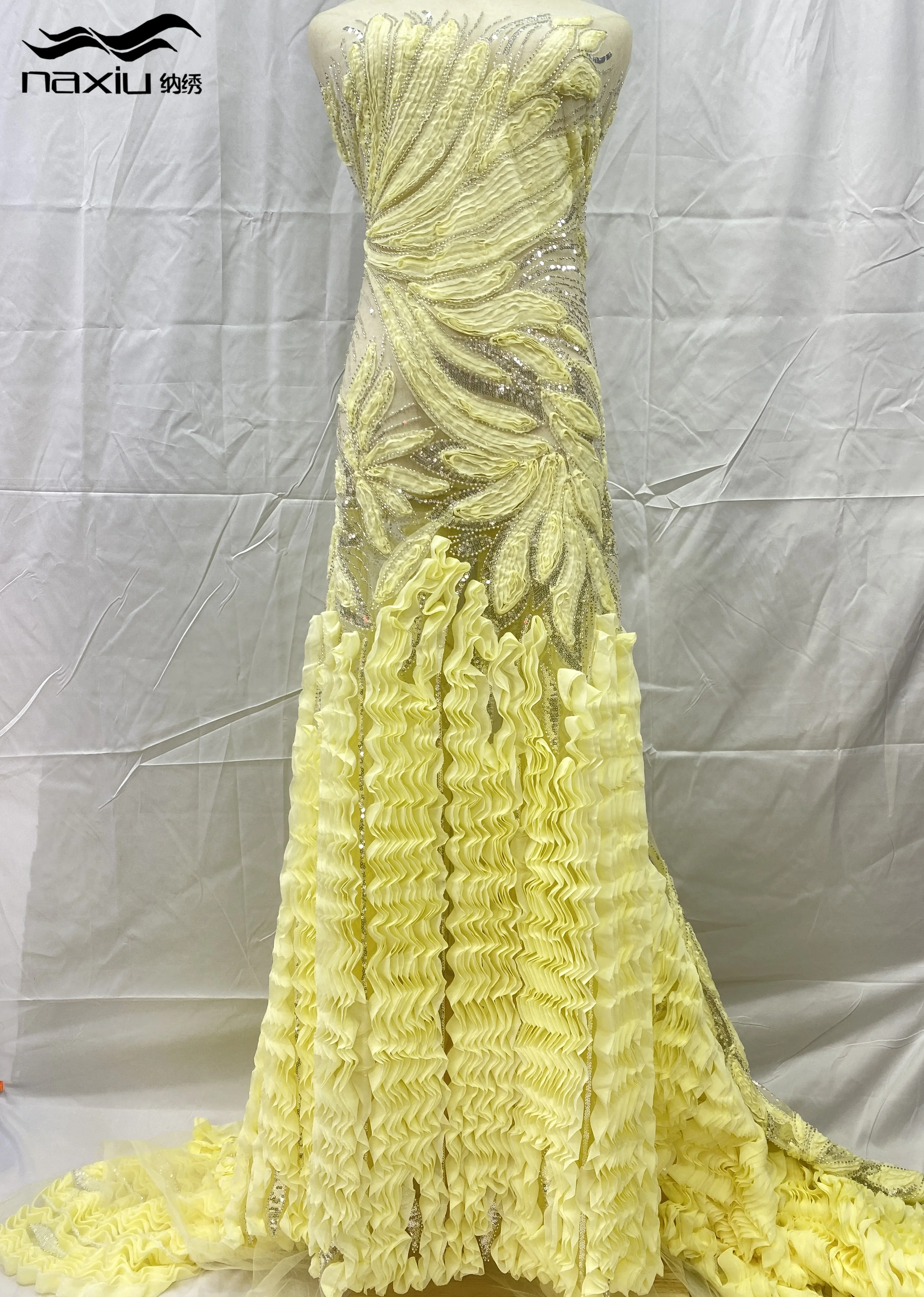 Африканское нигерийское французское сетчатое кружево с бисером и блестками, высокое качество, 2021, кружево с вышивкой и блестками, кружево для свадебных платьев для женщин