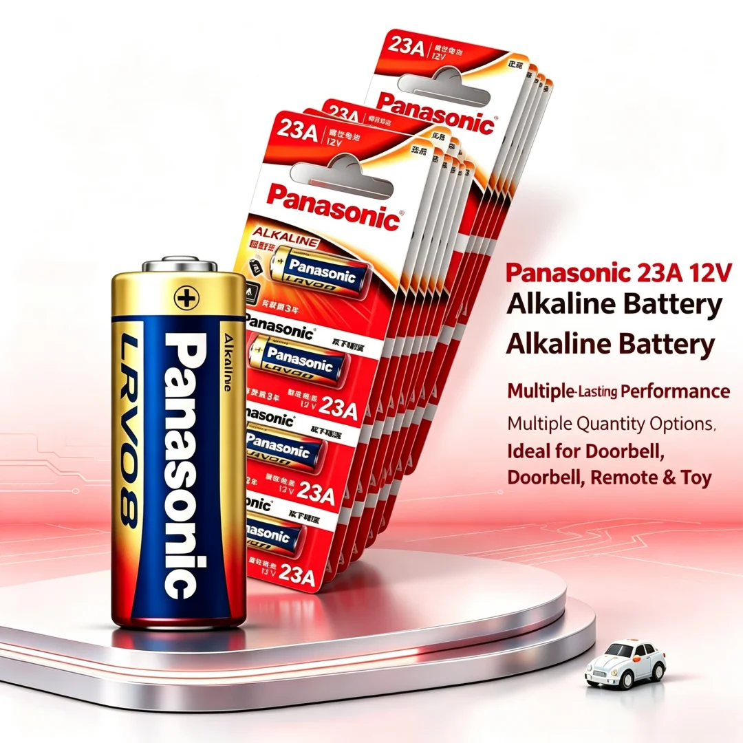 2-50PCS Panasonic 27A 12V A27 High Power Battery Alkaline Battery For Doorbell Remote Control Electric Toy, Long-Lasting