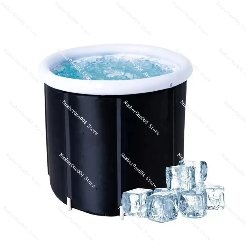 

Inflatable Bathtub Ice Bath Portable Collapsible Bathtub Thicken Adult Inflatable Bath Bucket Outdoor Water Therapy Cold Tub