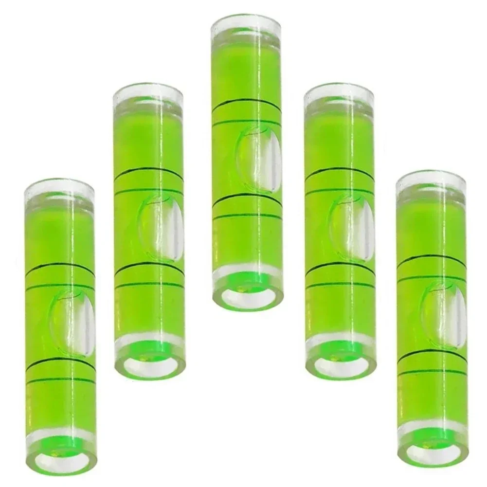 5 * Precision Bubble Mini -Spirit Level Bubble Set Bubble Clamp Level Bullseye Level Mini Balancer-strumento di misurazione del livello dello spirito