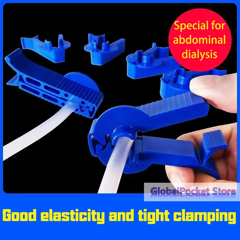 

Peritoneal Flow Control Clips Peritoneal Clips Tube Fastener Clip Peritoneal Dialysis Accessories Belt Drainage Bag Tube Clip