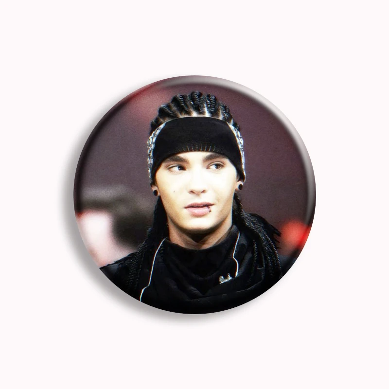 Rock Band Tokio Hotel Kaulitz Vintage Soft Button Pin Punk Metal Gothic Brooch Badge Bag Deocr Accessories Music Lover Collect