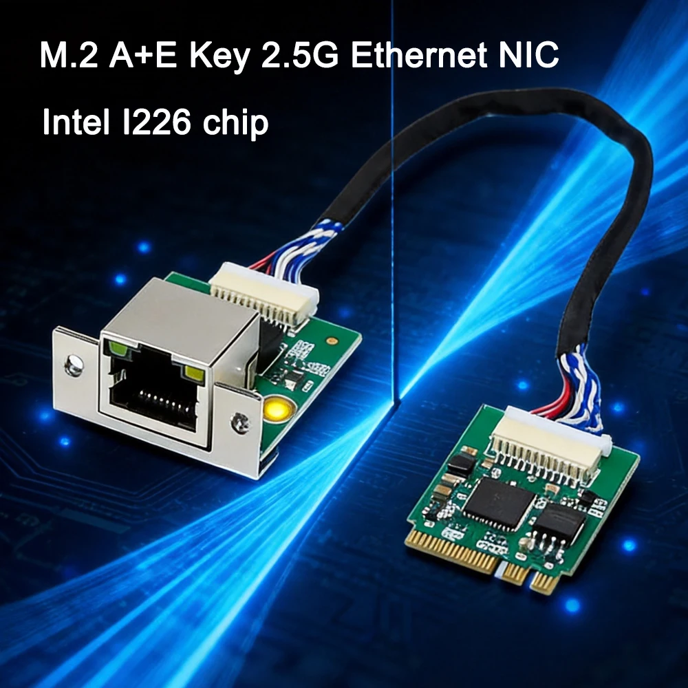 m2-a-e-キーネットワークカード-25g-産業用ギガビットシャーシ対応-com-ポート-rtl8125b-インテル-i226-チップ-lan-アダプター-ミニ-pc-用