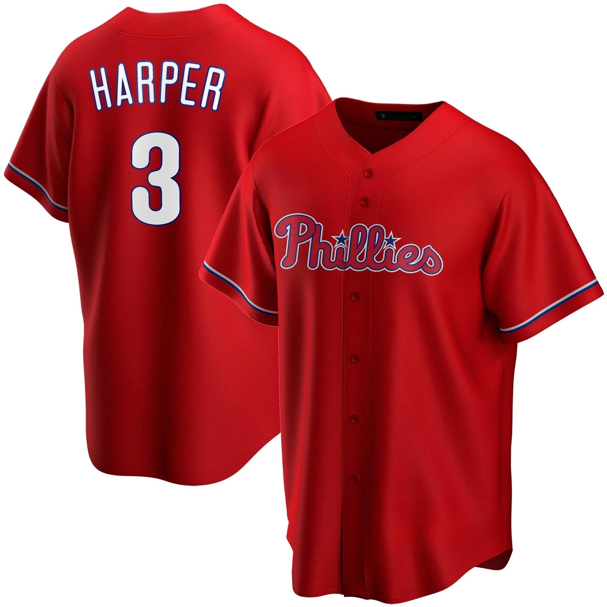 Philadelphia Baseball Jerseys America HARPER Jersey Personalized Your Name Any Number All Stitched Us Size