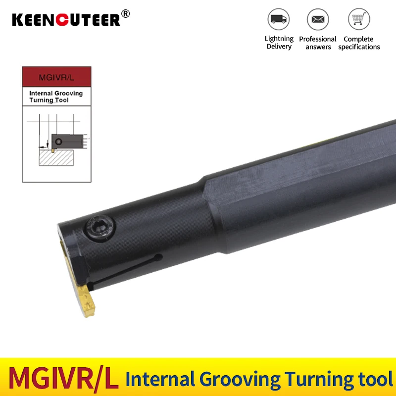 Full series Grooving Tool holder MGIVR2016 MGIVR2520 MGIVR3125 MGIVR3732 MGMN Carbide Inserts Internal Turning Tool Lathe Bar