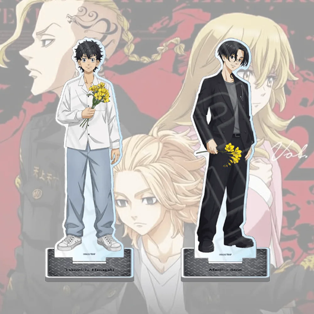 Tokyo Revengers Izana Kurokawa 15cm Acrylic Stand Keychain Figure Desk Display Ornament Anime Fan Merch Decor Toy