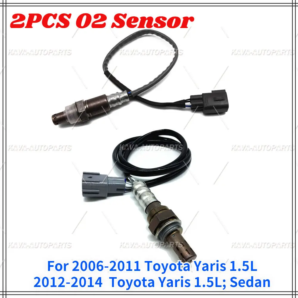 

2x Upstream+Downstream Oxygen O2 Sensor for 2006-2011 Toyota Yaris 1.5L