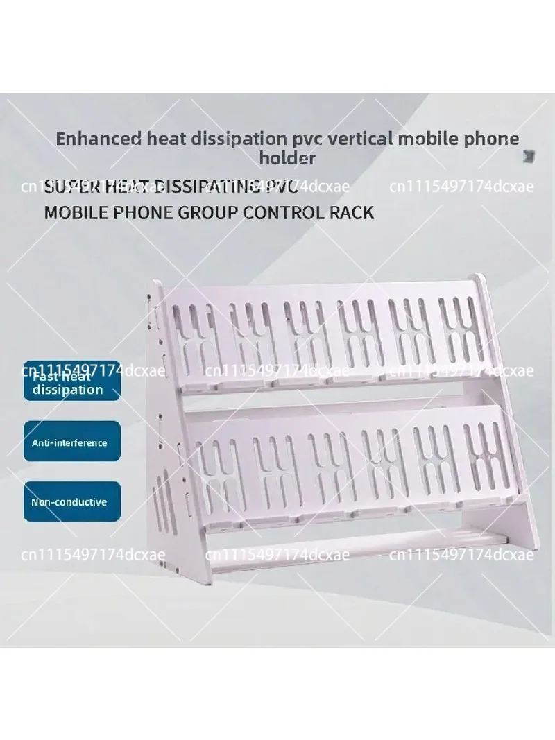 Desktop Phone Stand with Vertical Charging, Multi-Screen Cooling Holder for Gaming