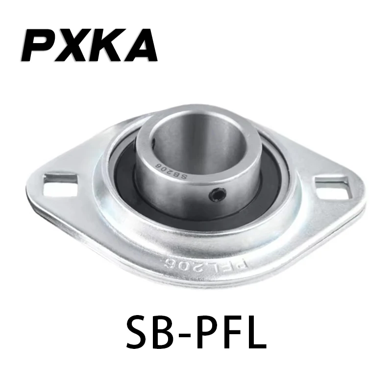 Diamond steel plate stamping outer spherical bearing seat SB+PFL203/204/205/206/207/208/209