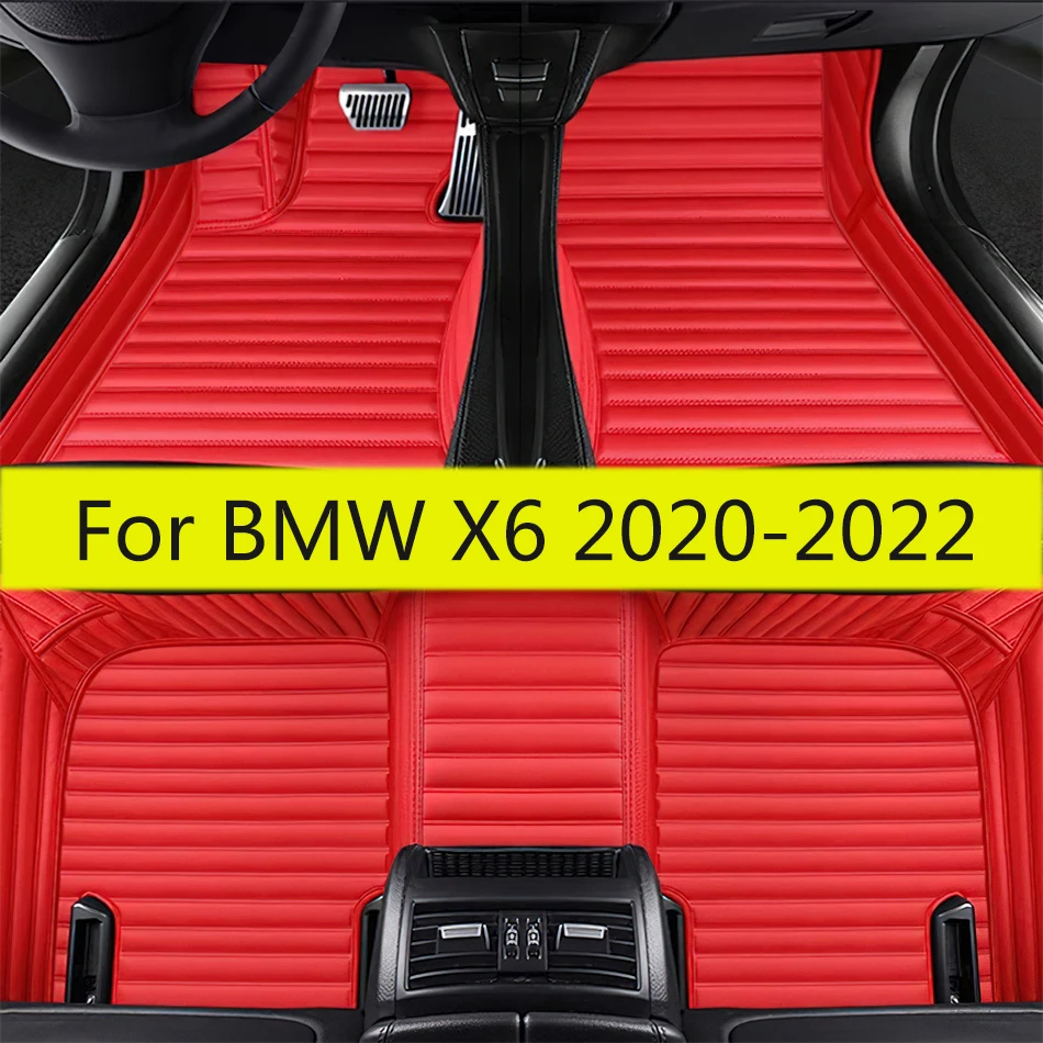 

Автомобильные коврики для BMW X6 2022 2021 2020, аксессуары для интерьера автомобиля, стильные Пользовательские Коврики для ног, товары, водонепроницаемые накладки