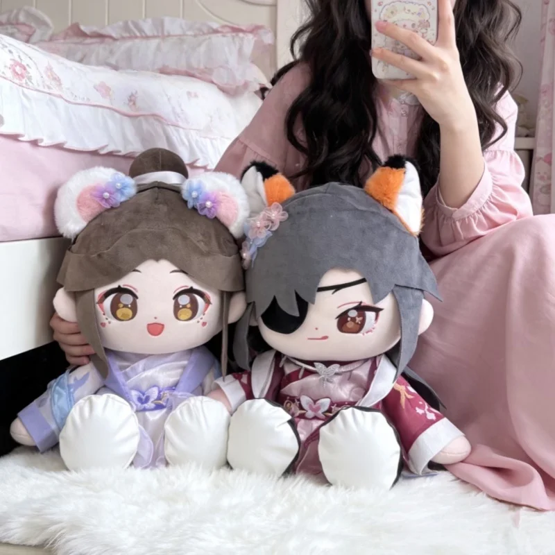 

В наличии: Оригинальная плюшевая игрушка-фигурка из серии «Благословение небес» — Хуху в позе сидячего кота, мягкая, коллекционная, подарочная